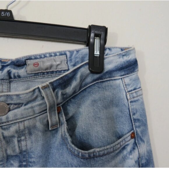 AG Adriano Goldschmied size 31 Kinsley Straight High Rise Crop Jeans NEW $227 - Picture 3 of 8